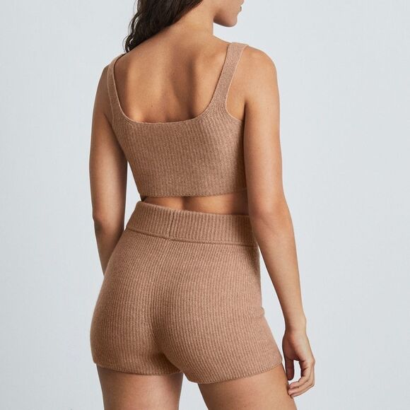 Everlane The Cozy-Stretch Tank In Camel Size Medium Wool Blend NWT - Picture 3 of 9